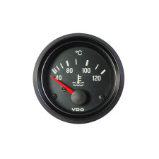 Strumento VDO Temperatura Acqua 120°C Vision Diametro 52 Sfondo Nero