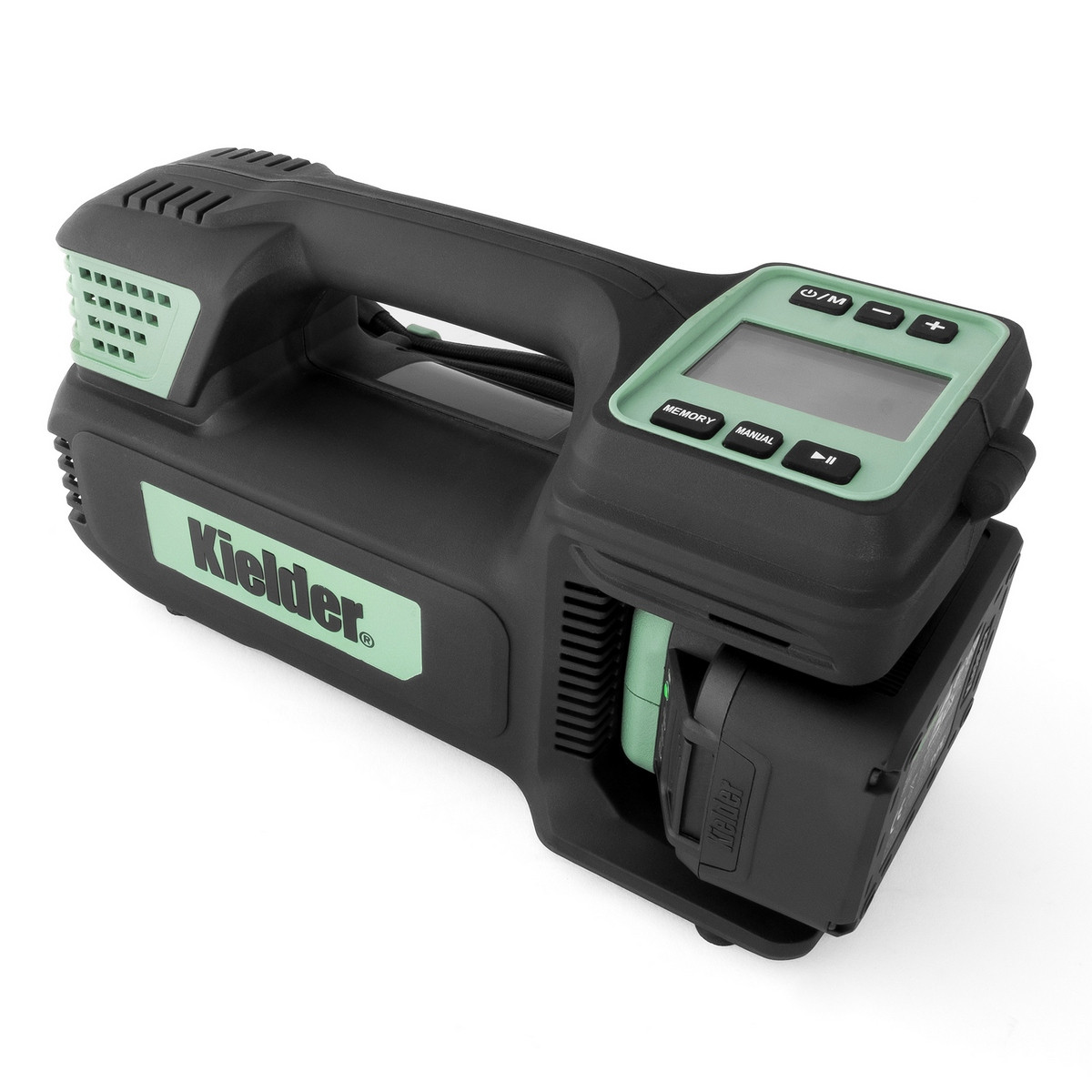 KIELDER 18V professional tyre inflator + charger + 1 x 5.0Ah battery - KWT-018-01 - KWT-018-01EU - 5060441197085