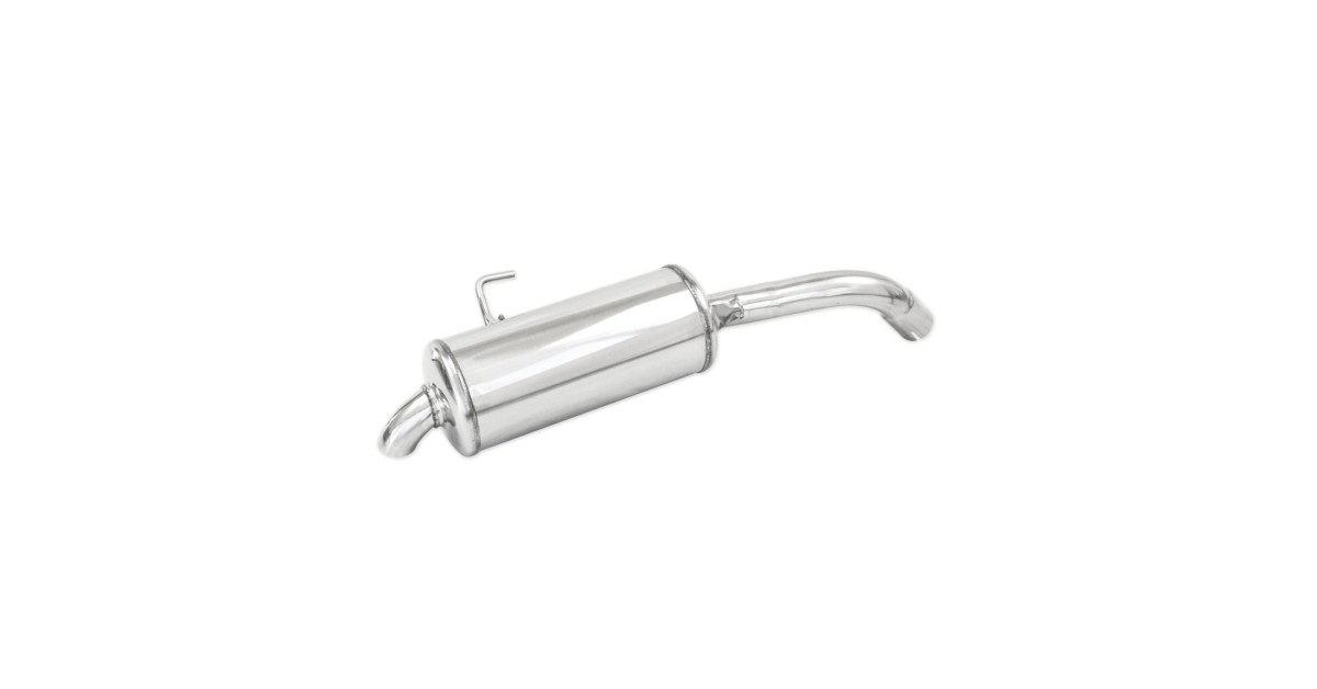 Echappement Inoxcar Silencieux Arrière Renault Clio 2 RS 2.0 phase 2 169cv 2002-2003 diamètre 54