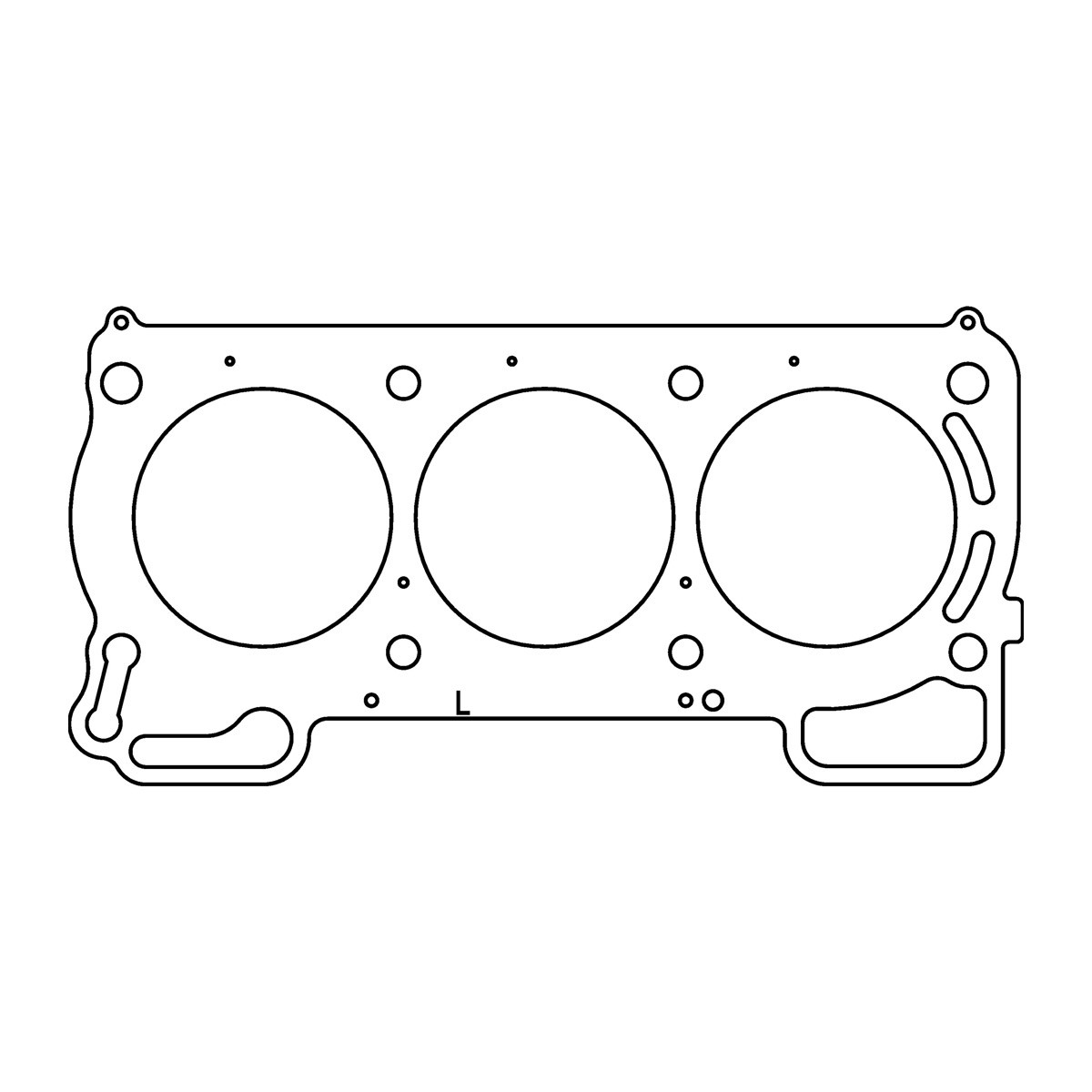 COMETIC - MLS Cylinder head gasket for SUBARU EZ30 FLAT 6 3.0L bore diameter 90mm - COM-C5861.0,76 - C5861-030
