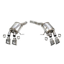 Inoxcar 114 Racing rear muffler + valve for Porsche Macan S 95B.2 3.0 V6 2019-2021