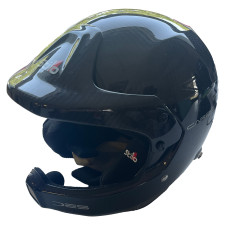 Helm WRC DES Carbon Hans Rally SA15 XL mit Defekt
