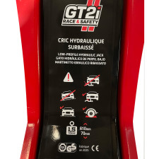 Cric hydraulique surbaissé GT2i 1.5T 70mm-610mm