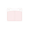 CL Brakes (Carbone Lorraine) RC8 rear brake pads Peugeot 208 R2