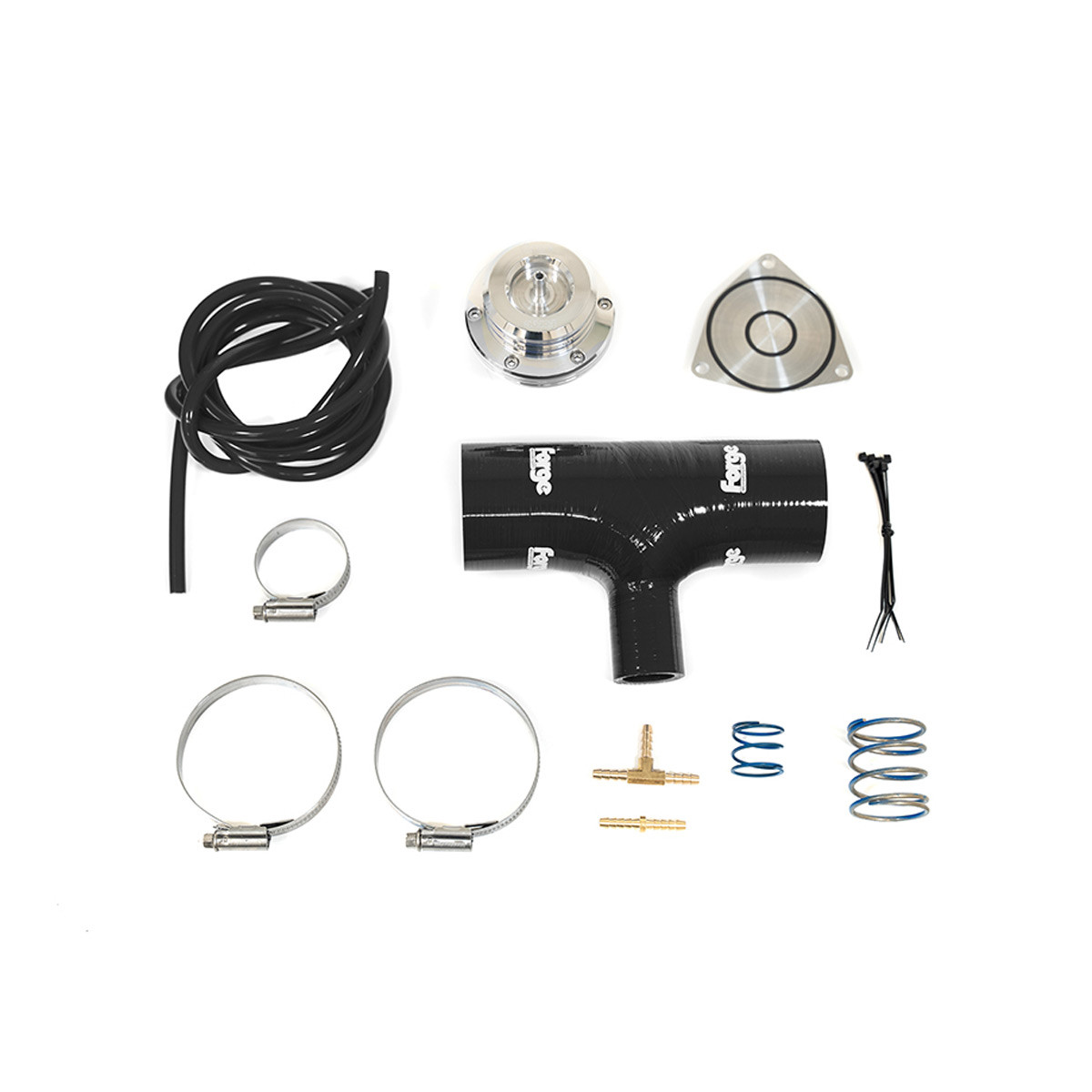 Blow off Valve + fitting Kit Forge Renault Mégane RS2.0 16STurbo 225 CV Black - FO-FMFK054-N - FMFK054-BLA - 3661768122723