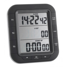 Chronomètre/Horloge pour rallye et rallye de régularité avec 3 lignes d'affichage