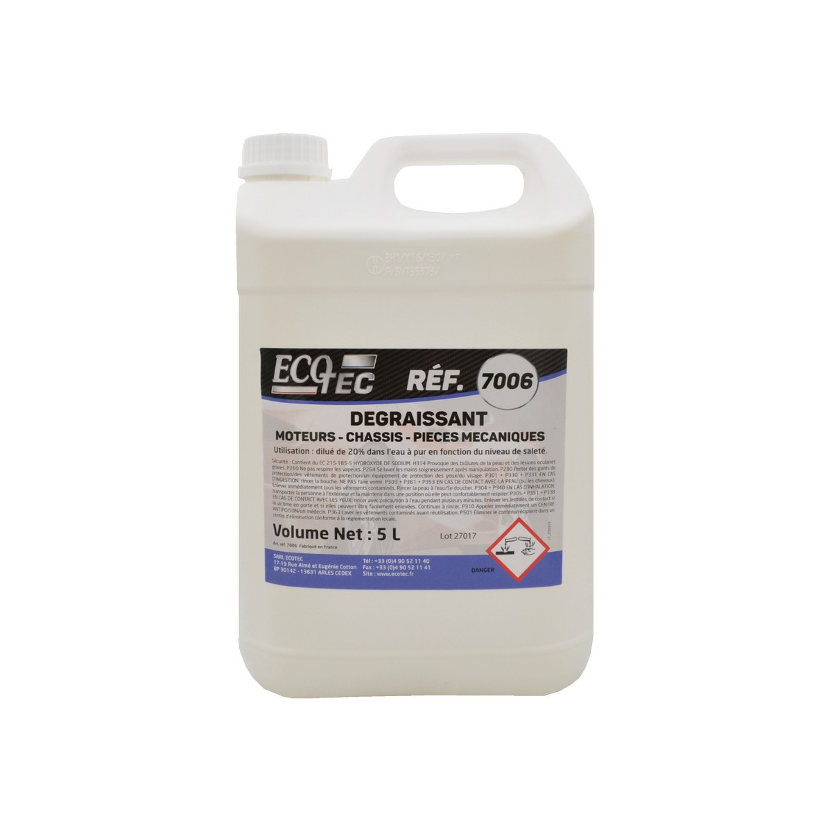 Entfetter für Motoren ECOTEC 5L - ECO-7006 - 7006 - 3666618602363