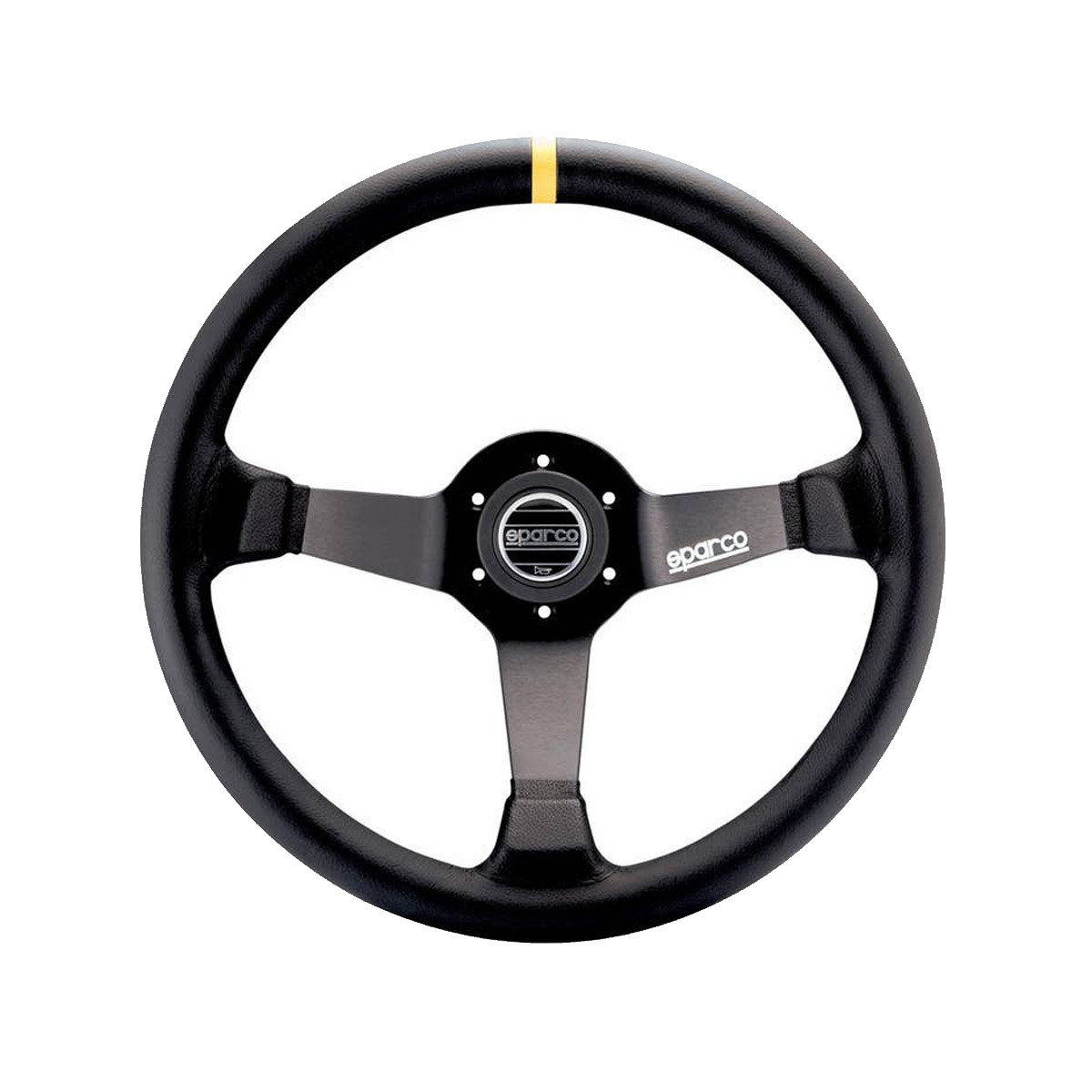 Volante Sparco R325 Pelle Scamosciata Nero - 015R325CSN - 015R325CSN - 8033280067472