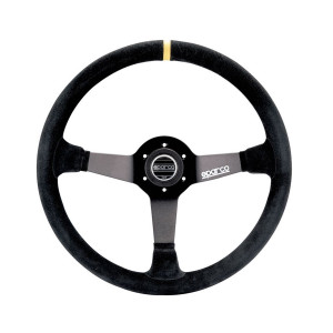 Lenkrad Sparco R368 Gedrehte Haut Schwarz