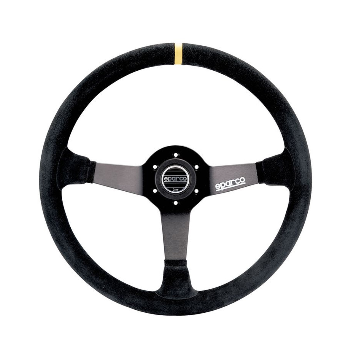 Volant Sparco R368 Peau Retournée Noir - 015R368MSN - 015R368MSN - 8033280067533