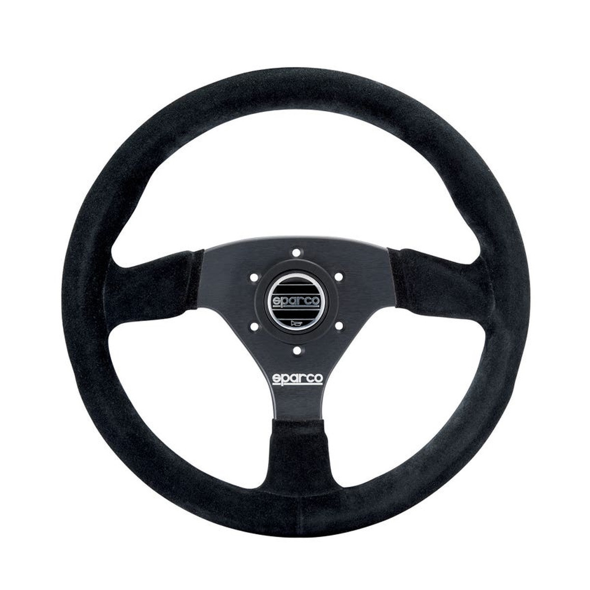 Volante Sparco R383 Pelle Scamosciata Nero - 015R383PSN - 015R383PSN - 8033280067571