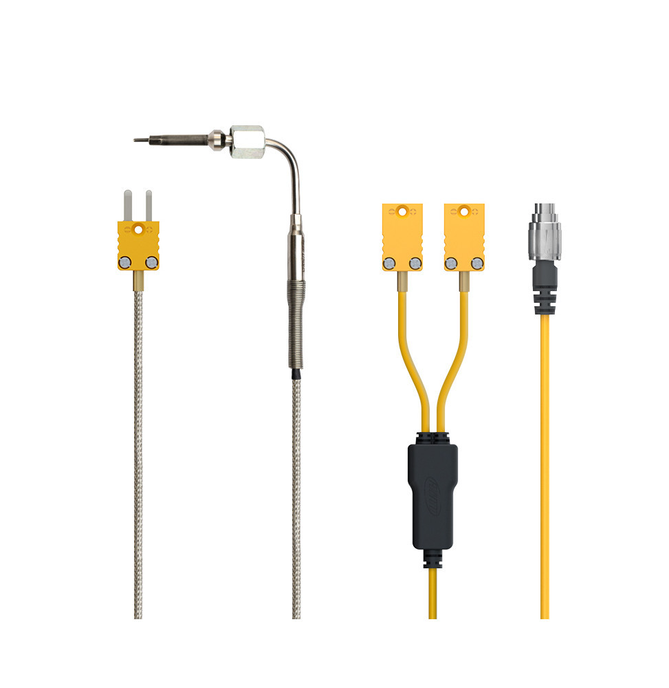 Mychron 6 2T Stoppuhr GPS AIM (Temperatursensor mit Anschluss 2 Thermoelement) - AIM-MY62T-2TC.CHT - MY62T-TC-CHT