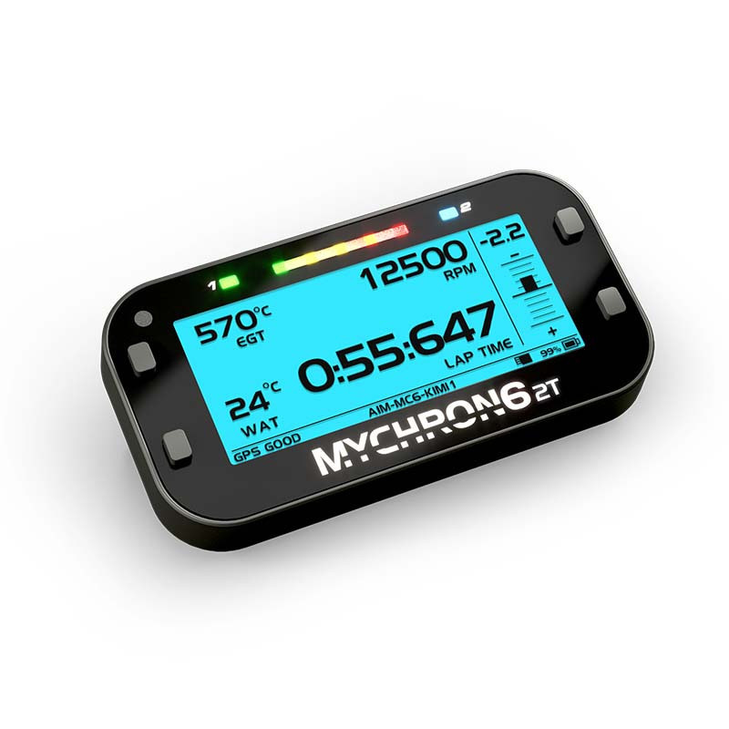 Mychron 6 2T cronometro . GPS AIM (termistore con connettore AIM) - AIM-MY62T-AIM.W5 - MY62T-TR-WT-M5