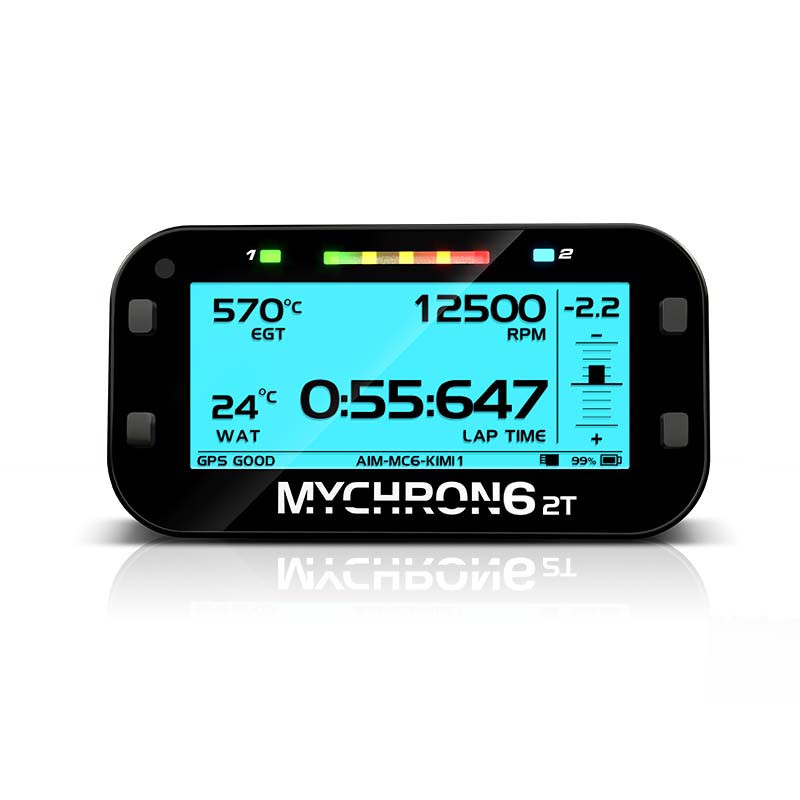 Mychron 6 2T cronometro . GPS AIM (termistore con connettore AIM) - AIM-MY62T-AIM.W5 - MY62T-TR-WT-M5