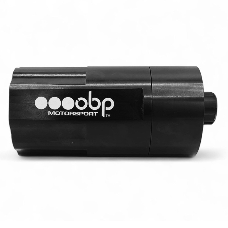 Bâche à Huile OBP 0.6L 2x entrées Femelles Dash 8 + jauge reniflard - OBP-V2CT010 - OBPV2CT010 - 3666618604787