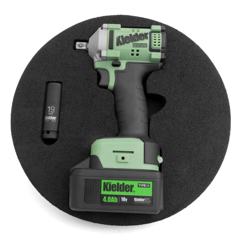 Kielder® spare wheel impact wrench with socket holder - KWT-017-15 - KWT-017-15