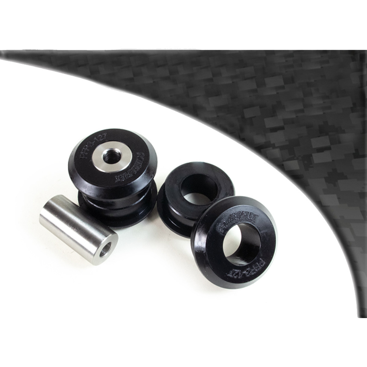 Boccola Powerflex Black Series differenziale posteriore Audi 80, 90 Quattro incluso Avant (1983-1992) (2 pezzi) - PF-R3127-2N - PFR3-127BLK - 5055676565778