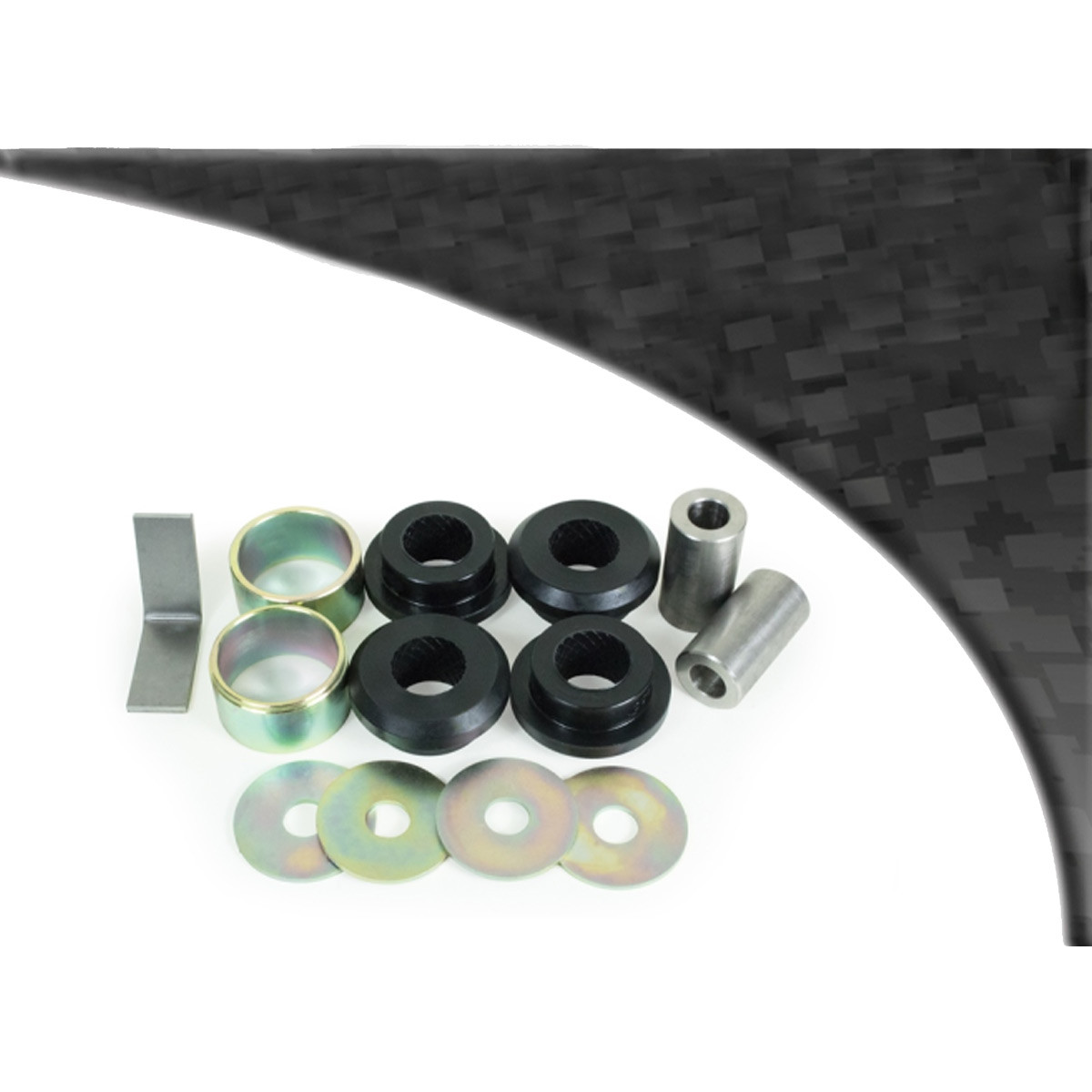 Boccola Powerflex Black Series esteriore snodo braccio posteriore 14mm Audi A3 / S3 MK4 8Y Quattro (dopo 2020) (2 pezzi) - PF-R8581114-2N - PFR85-811-14BLK - 5055676564955