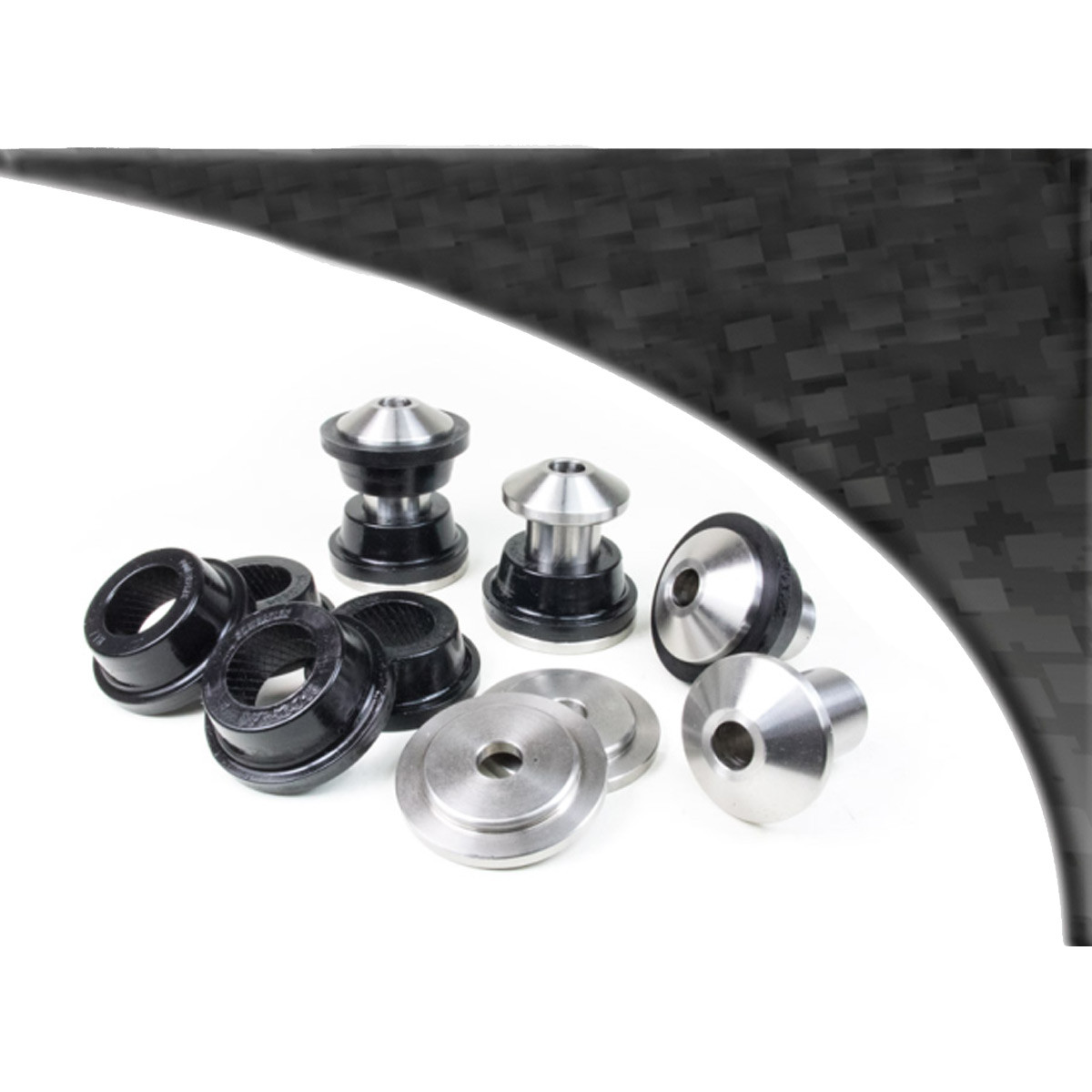 Silent Block Powerflex Black Series Oberlenker hinten Porsche 928 (1978-1995) (4 Stück) - PF-R57718-4N - PFR57-718BLK - 5055676542328