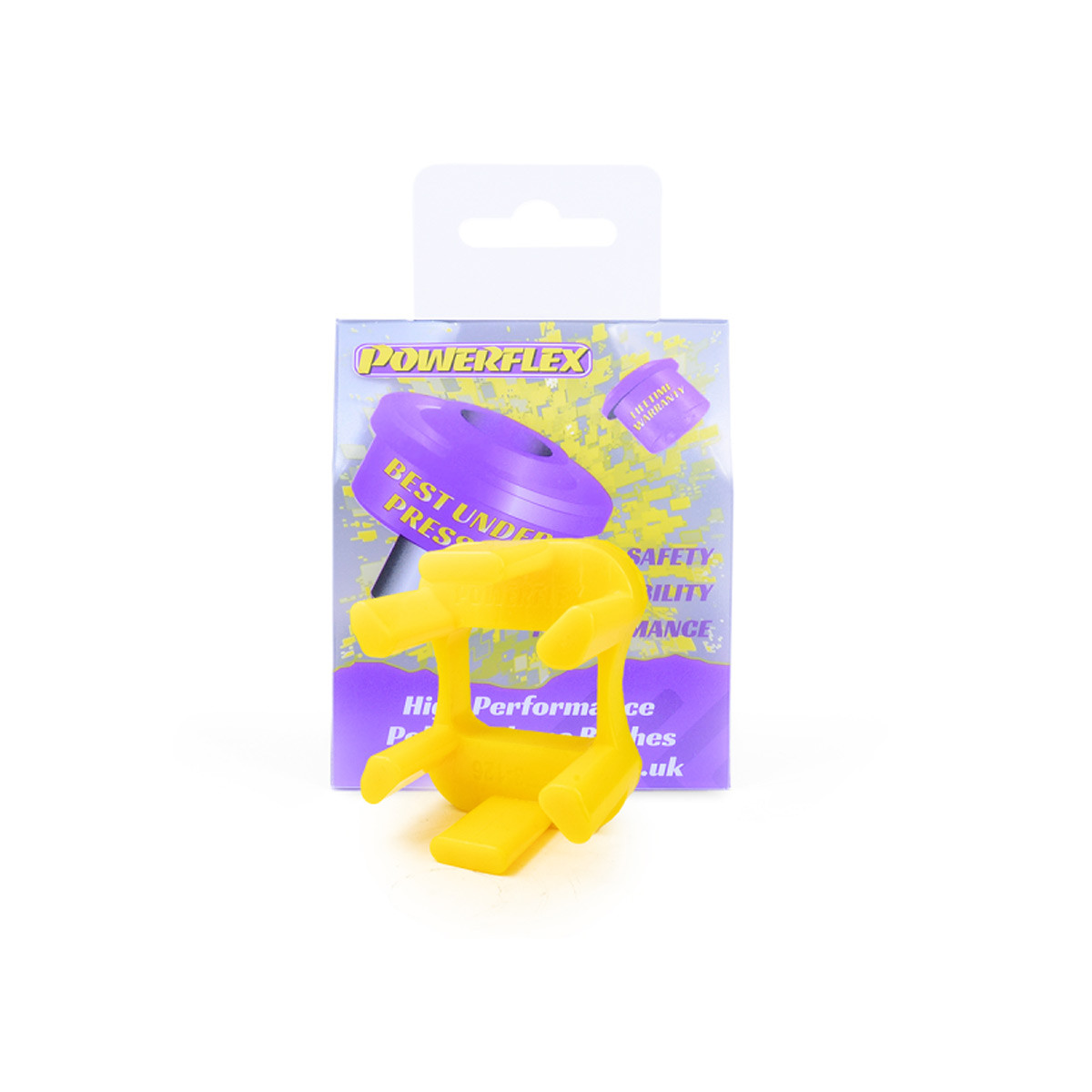 Silent bloc Powerflex Road Series insert support boite de vitesse Audi 80, 90 Quattro inclus Avant (1983-1992) - PF-R3126 - PFR3-126 - 5055676565785