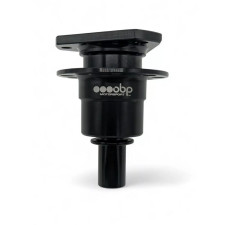 Mozzo volante quick release saldabile OBP scanalato a 3 fori - Nero