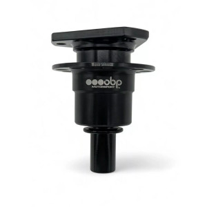Moyeu de volant quick release soudable OBP cannelé 3 trous - Noir