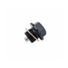 Black magnetic oil sump plug OBP