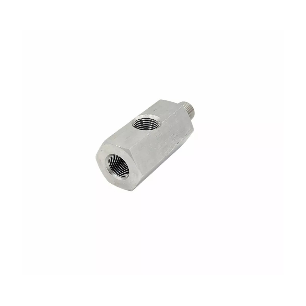 Stainless steel oil pressure adapter OBP 1/8NPT male/female - OBP-OPA.18B - OBP-OPA-6