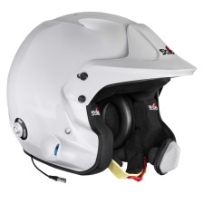 STILO Venti4 WRC Turismo white/black helmet - Snell SA2025 FIA 8859-24 Hans FIA8858-10