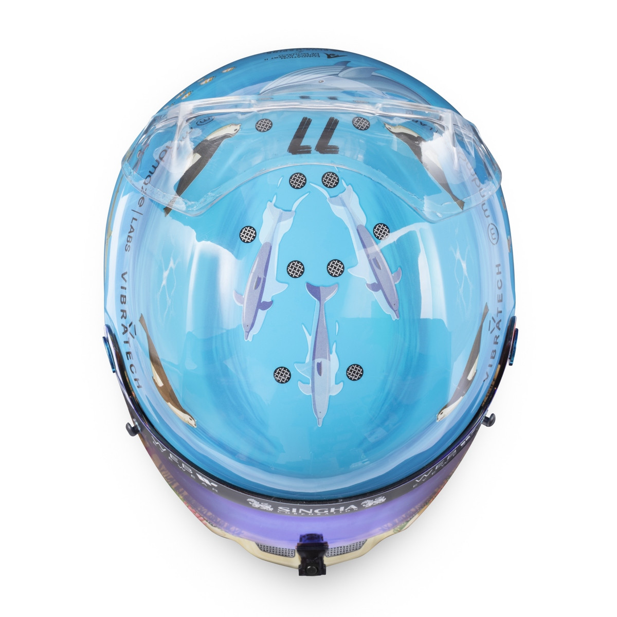 Mini casco STILO Valtteri BOTTAS 2024 - GP Monaco - STI-24-BOTTAS-MONACO - MH2413 - 3666618637617