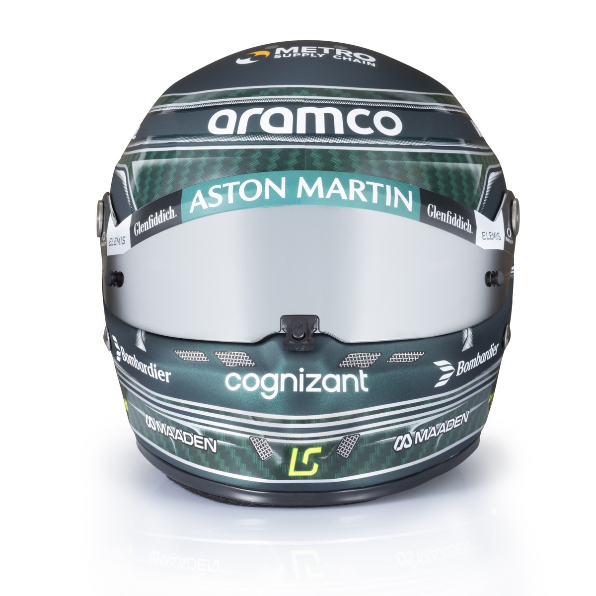Mini casque STILO Lance STROLL 2025 - Aston Martin - STI-25-STROLL-AM - MH2502 - 3666618637716
