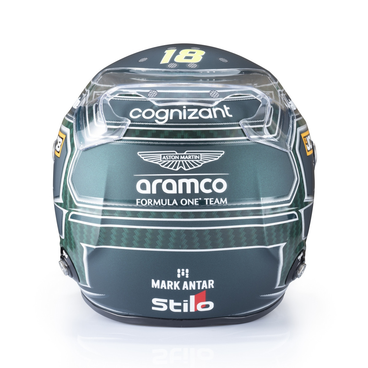 Mini helmet STILO Lance STROLL 2025 - Aston Martin - STI-25-STROLL-AM - MH2502 - 3666618637716