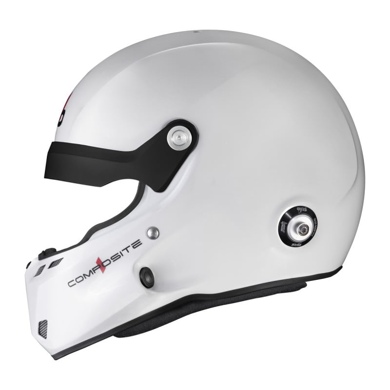 Casque Stilo ST6 R Composite Rally - Snell SA2025 FIA 8859-24 Blanc/Intérieur Noir - STI-AA0801RG2XC.57 - AA0801RG2X570101