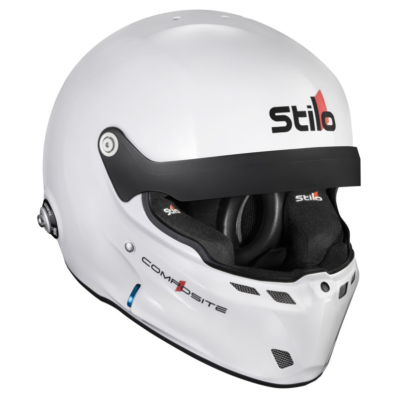 Casque Stilo ST6 R Composite Rally - Snell SA2025 FIA 8859-24 Blanc/Intérieur Noir - STI-AA0801RG2XC.57 - AA0801RG2X570101