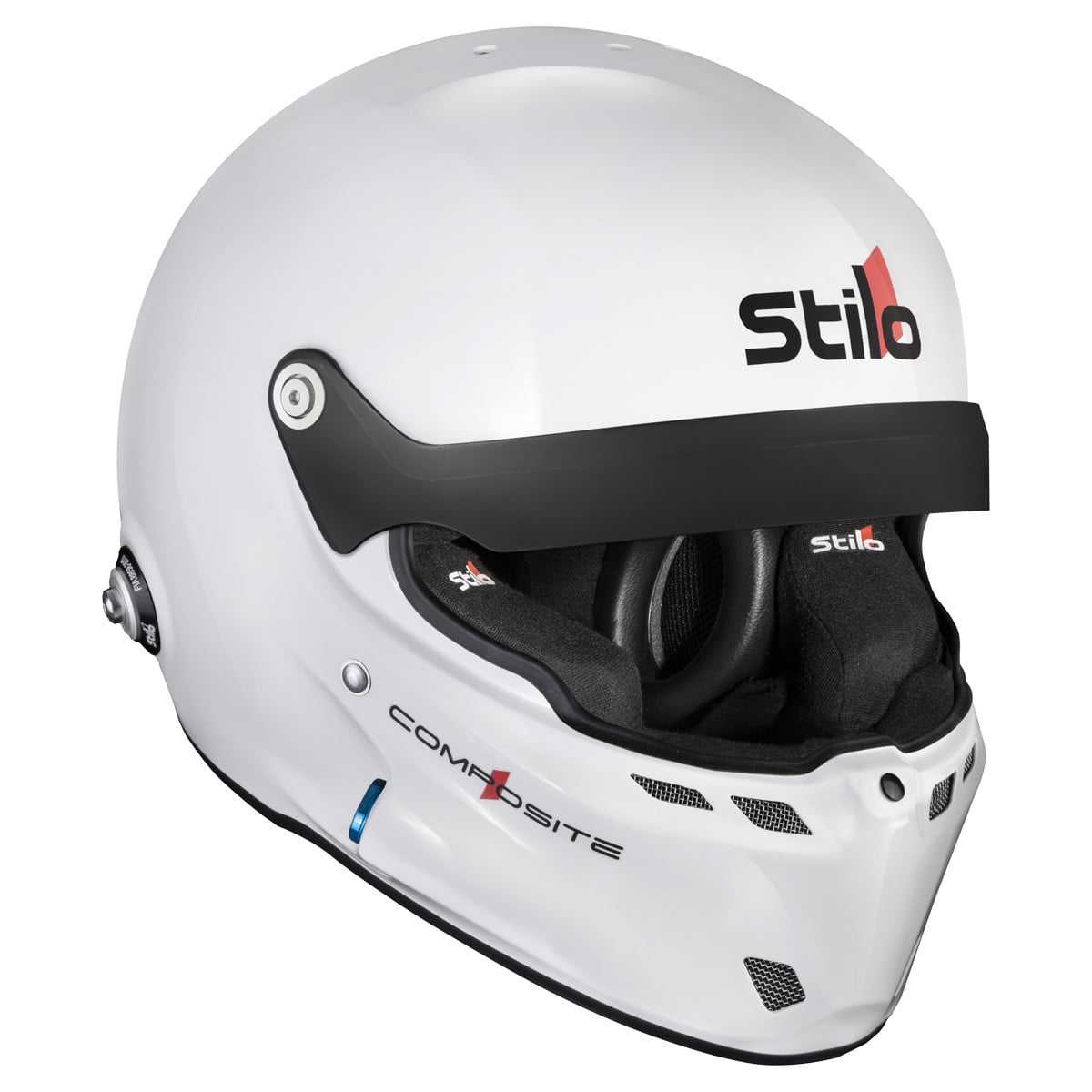 Casque Stilo ST6 R Composite Rally - Snell SA2025 FIA 8859-24 Blanc/Intérieur Noir - STI-AA0801RG2XC.57 - AA0801RG2X570101
