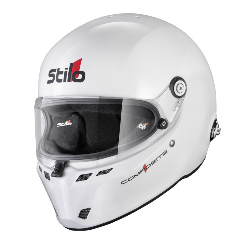 Casque Stilo ST6 FN Composite blanc/noir - Snell SA2025 FIA 8859-24  Hans FIA8858-10 - STI-AA0810AG2XC.61 - AA0810AG2X610101