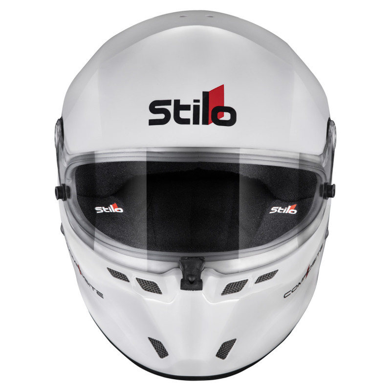Casco Stilo ST6 FN Composite bianco/nero - Snell SA2025 FIA 8859-24  Hans FIA8858-10 - STI-AA0810AG2XC.64 - AA0810AG2X640101