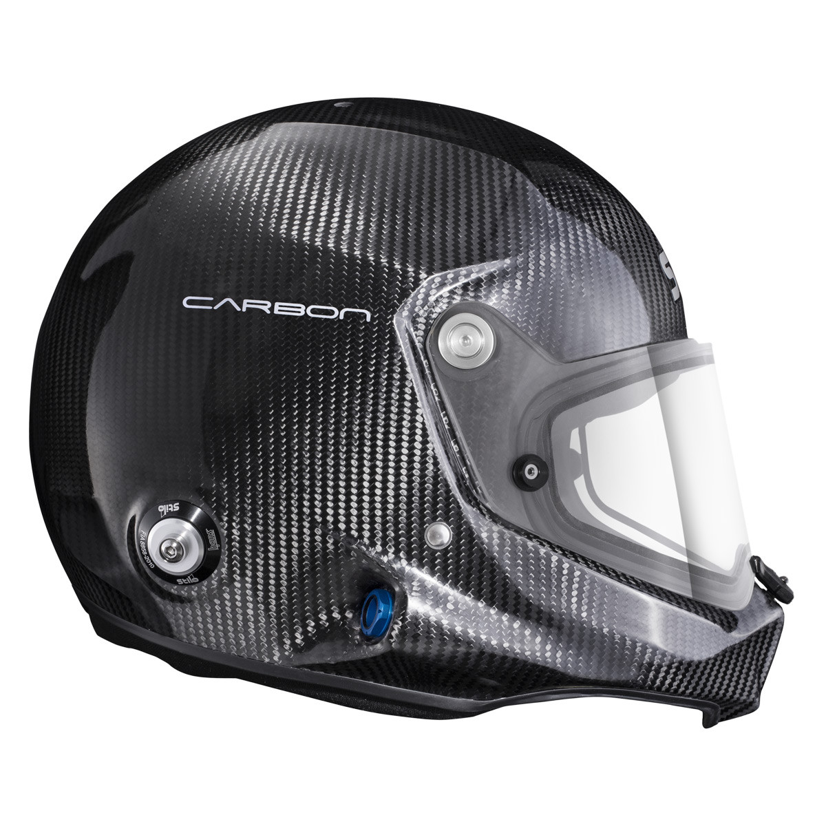 Casque Stilo WRX DIRT Carbon (avec visière) - Snell SA2025 FIA 8859-2024 Hans FIA8858-10 - STI-AA0230BG1X.57 - AA0230BG1X57
