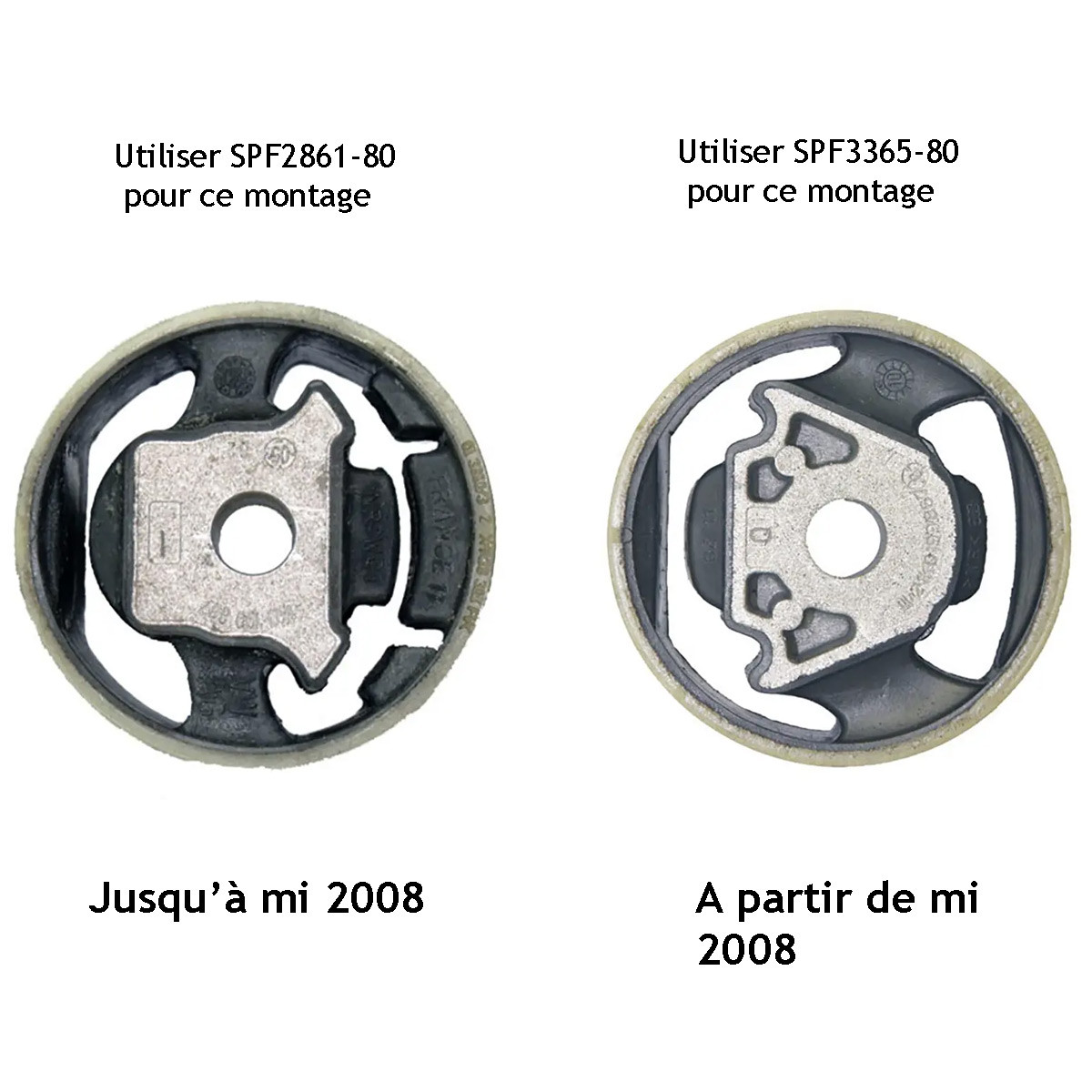 Engine mount bush Milltek SPF2861-80 - MLK-SPF2861-80-S - SPF2861-80-S - 3661768906484