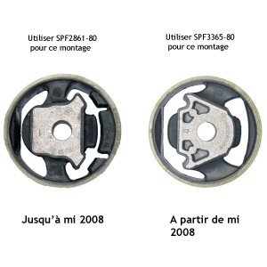 Boccola motore Milltek SPF3365-80