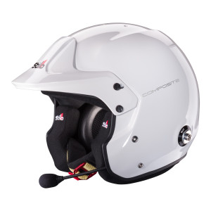 Casque Stilo Venti4 Trophy Plus Composite - Snell SA2025 FIA 8859-2024 Blanc/intérieur Noir
