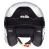Casque Stilo Venti4 Trophy Jet Composite - Snell SA2025 FIA 8859-2024 Blanc/Intérieur Noir sans clips Hans