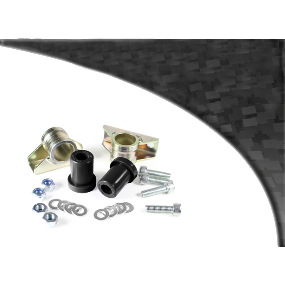 Silent Bloc Powerflex Black Hinterer Dreieckslenker Vorne Peugeot 106 (2 Stück) - PF-F121106-2N - PFF12-1106BLK - 5055676544704
