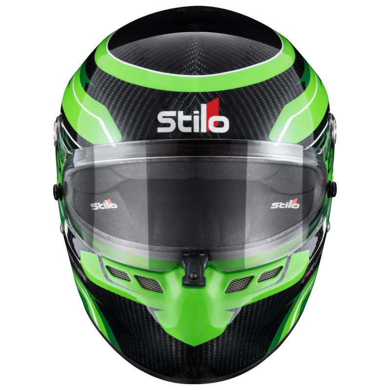 Casque karting Stilo ST6 CMR Carbon Lite Graphyc Snell CMR 2016 - STI-AA0821AH5P-G.V.55 - AA0821AH5P55DGRE