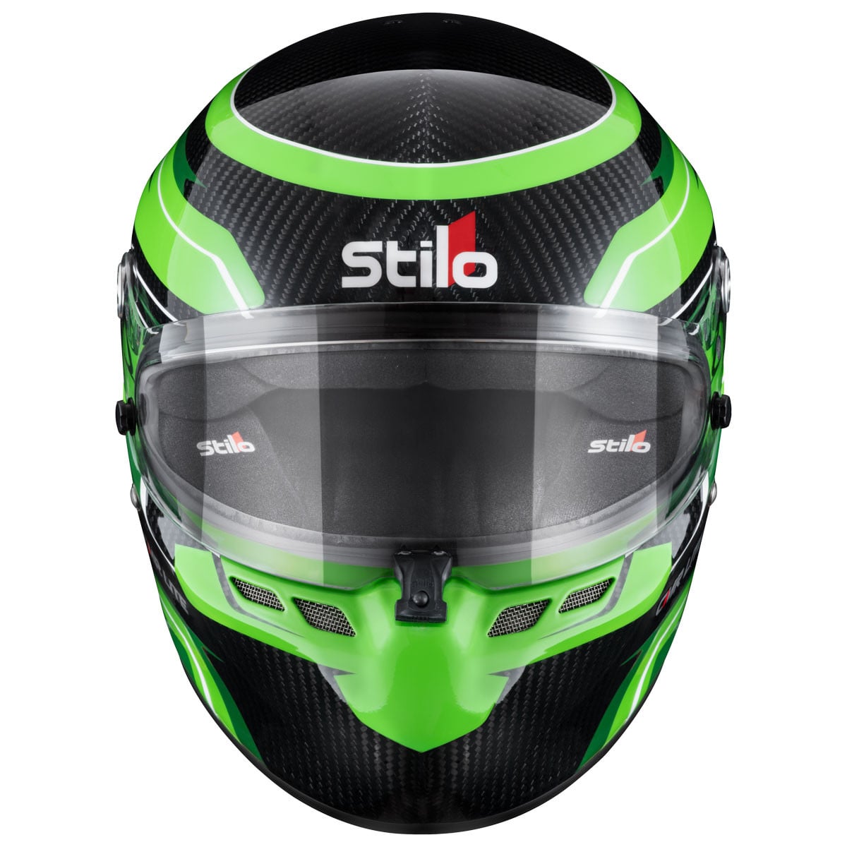 Casque karting Stilo ST6 CMR Carbon Lite Graphyc Snell CMR 2016 - STI-AA0821AH5P-G.V.55 - AA0821AH5P55DGRE