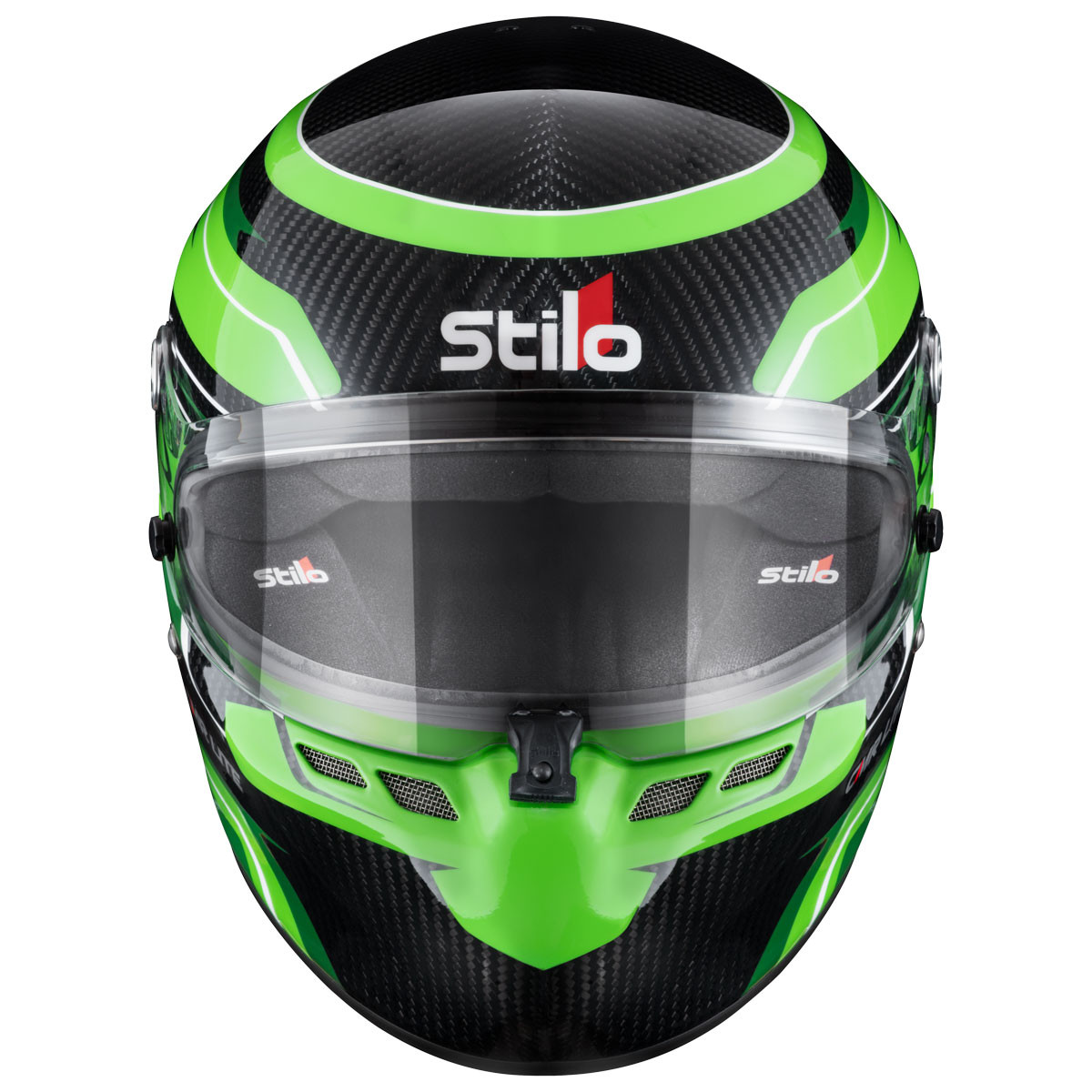 Stilo ST6 CMR Carbon Lite Graphyc Snell CMR 2016 karting helmet - STI-AA0821AH5P-G.V.55 - AA0821AH5P55DGRE
