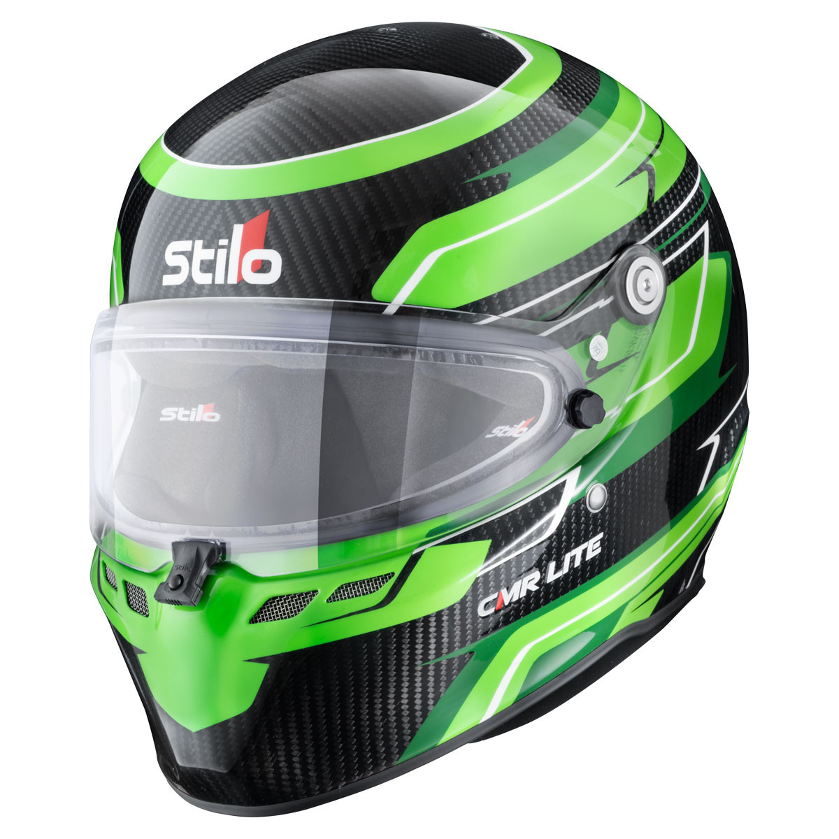Stilo ST6 CMR Carbon Lite Graphyc Snell CMR 2016 karting helmet - STI-AA0821AH5P-G.V.55 - AA0821AH5P55DGRE