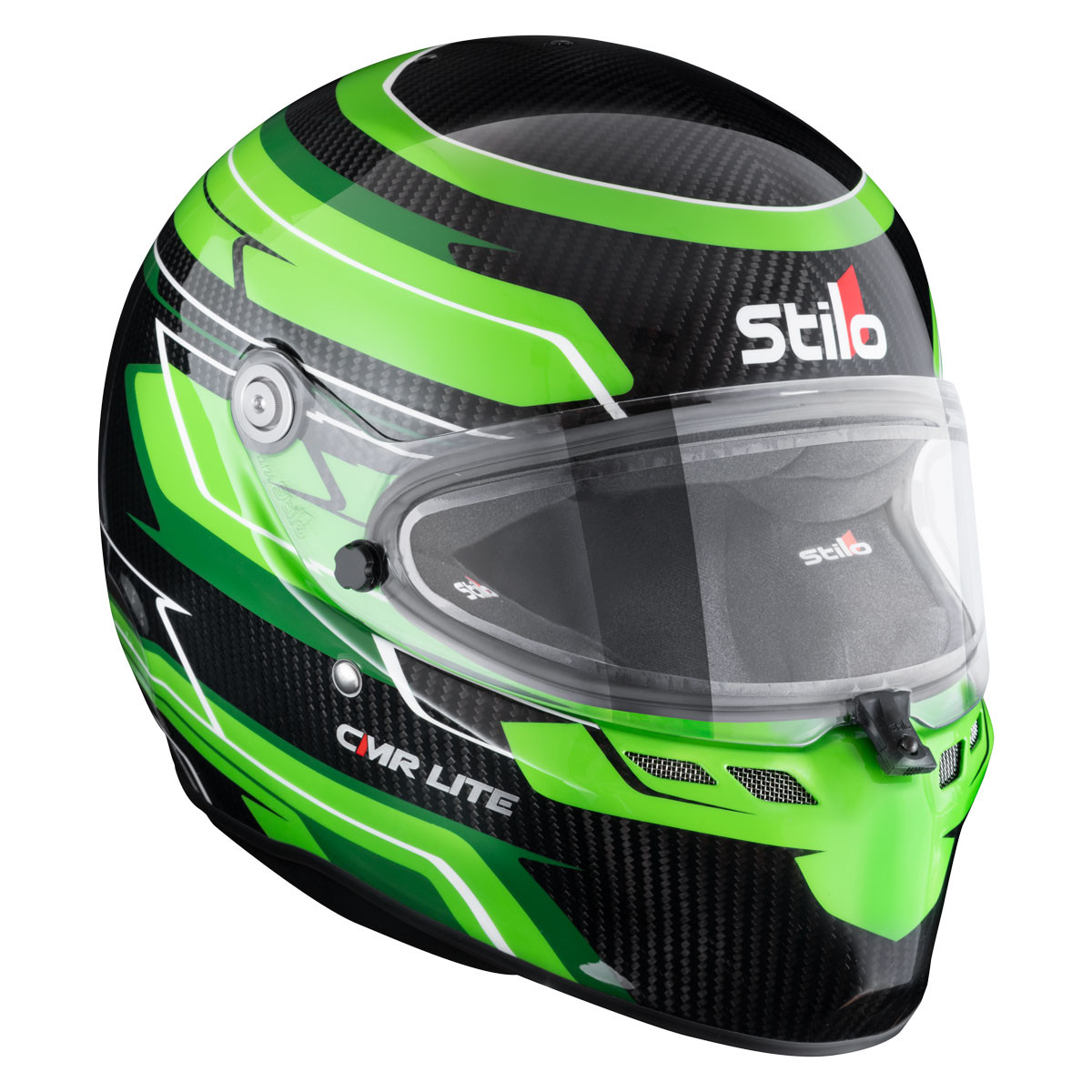 Stilo ST6 CMR Carbon Lite Graphyc Snell CMR 2016 karting helmet - STI-AA0821AH5P-G.V.55 - AA0821AH5P55DGRE