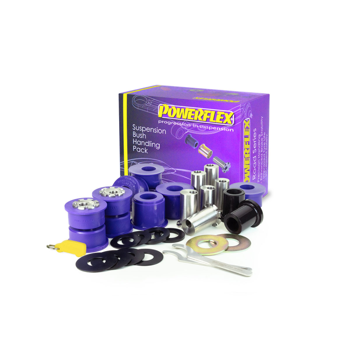 Silent bloc Powerflex Road Kit pour Volkswagen Transporter T5 & T6 (géométrie réglable) - PF-85K-1010G - PF85K-1010G - 5055676565983