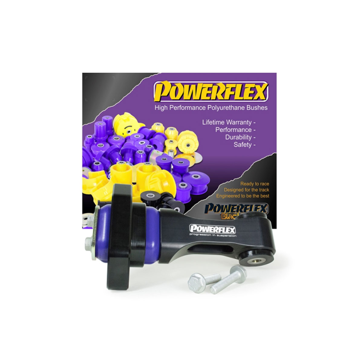 Silent Block Powerflex Road Drehmomentstütze unten - Schnelle Straße/Piste Hyundai I20 nach 2018 (1 Stück) - PF-F2612212P - PFF26-122-12P - 5055676562234
